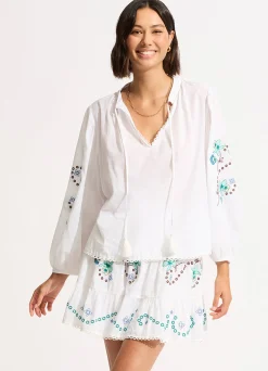 Seafolly Eden Embroidery Skirt - | Skirts & Sarongs