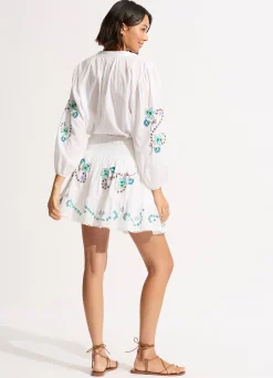 Seafolly Eden Embroidery Skirt - | Skirts & Sarongs