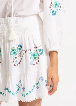 Seafolly Eden Embroidery Skirt - | Skirts & Sarongs