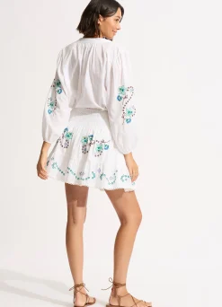 Seafolly Eden Embroidery Top - | Tops