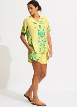Seafolly Garden Party Short - Lime Light| Pants & Shorts
