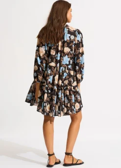 Seafolly Garden Party Tiered Mini Dress - | Beach Dresses