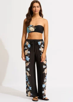 Seafolly Garden Party Wide Leg Pant - | Pants & Shorts