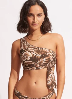 Seafolly Island In The Sun One Shoulder Top - | One Shoulder|One Shoulder