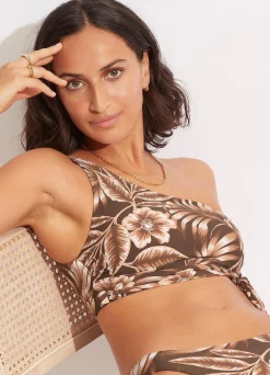 Seafolly Island In The Sun One Shoulder Top - | One Shoulder|One Shoulder