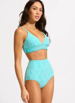 Seafolly Marloe Banded Bralette Bikini Top - | Bralette|Bralette