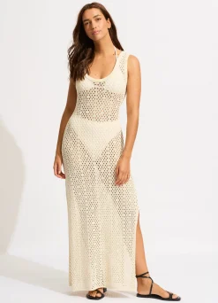 Seafolly Maxi Knit Cover Up - | Beach Dresses