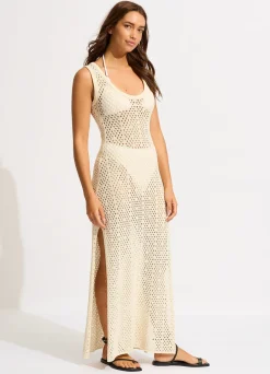 Seafolly Maxi Knit Cover Up - | Beach Dresses