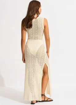 Seafolly Maxi Knit Cover Up - | Beach Dresses