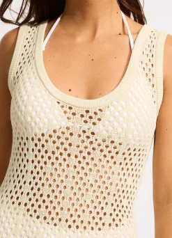 Seafolly Maxi Knit Cover Up - | Beach Dresses