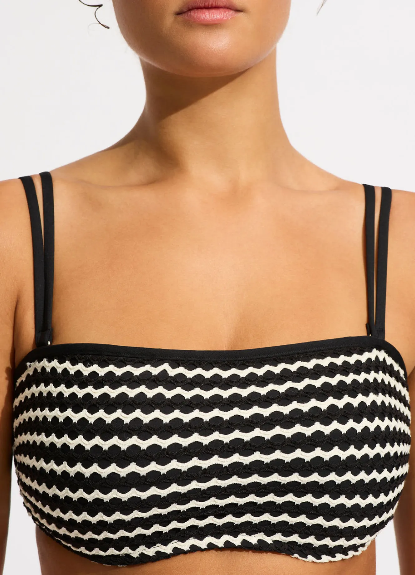Seafolly Mesh Effect DD Tank Bikini Top - | Bikinis|Fuller Cup Swim
