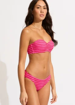 Seafolly Mesh Effect Hipster Bikini Bottom - | Hipster|Hipster