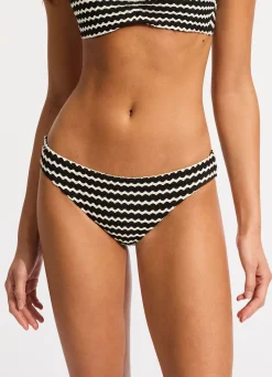 Seafolly Mesh Effect Hipster Bikini Bottom - | Bikinis|Hipster