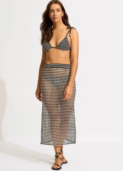 Seafolly Mesh Effect Midi Skirt - | Skirts & Sarongs
