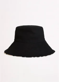 Seafolly Neue Wave Reversible Buckethat - | Beach Hats
