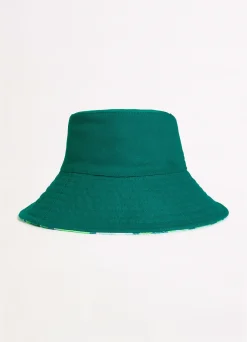 Seafolly Neue Wave Reversible Buckethat - | Beach Hats