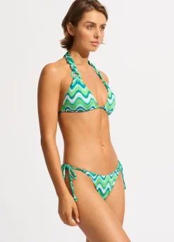 Seafolly Neue Wave Slide Triangle Bikini Top - | Triangle|Triangle