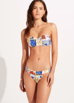 Seafolly On Vacation Bustier Bandeau Bikini Top - | Bandeau|Bandeau
