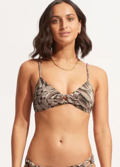 Seafolly Poolside Ring Front Bralette - | Bralette|Bralette