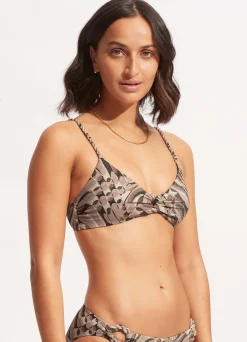 Seafolly Poolside Ring Front Bralette - | Bralette|Bralette