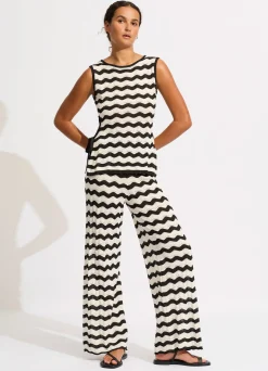 Seafolly Relaxed Leg Knit Pant - | Pants & Shorts
