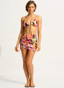 Seafolly Rio Mesh Mini Skirt - | Skirts & Sarongs