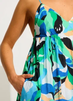 Seafolly Rio Tiered Midi Dress - | Beach Dresses