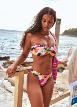 Seafolly Rio Twist Bandeau Bikini Top - | Bikinis|Bandeau