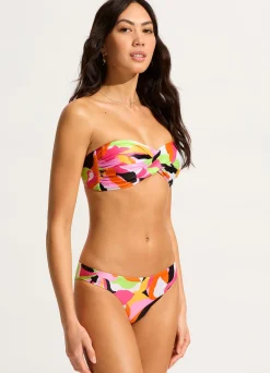 Seafolly Rio Twist Bandeau Bikini Top - | Bikinis|Bandeau