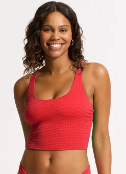 Seafolly Sea Dive Action Back Tank Bikini Top - | Tankinis|Tankini