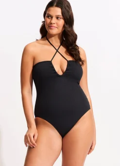 Seafolly Sea Dive Bandeau One Piece - | Bandeau|Bandeau