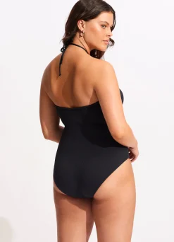 Seafolly Sea Dive Bandeau One Piece - | Bandeau|Bandeau