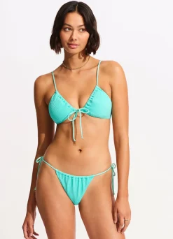 Seafolly Sea Dive Drawstring Neck Bralette - | Bralette|Bralette