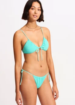 Seafolly Sea Dive Drawstring Neck Bralette - | Bralette|Bralette