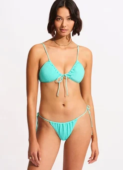 Seafolly Sea Dive DrawstringTie Side Rio Pant - | High Cut|High Cut