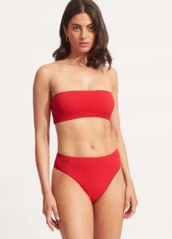 Seafolly Sea Dive High Rise Pant - | High Waisted|High Waisted
