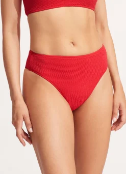 Seafolly Sea Dive High Rise Pant - | High Waisted|High Waisted