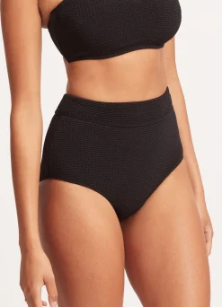 Seafolly Sea Dive High Waisted Pant - | High Waisted|High Waisted