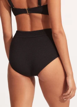 Seafolly Sea Dive High Waisted Pant - | High Waisted|High Waisted