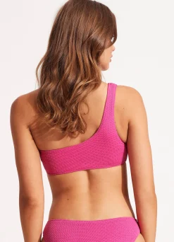 Seafolly Sea Dive One Shoulder Top - | Bandeau|Bandeau