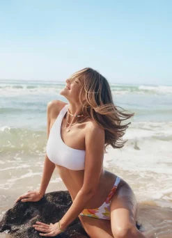 Seafolly Sea Dive One Shoulder Top - | Bandeau|Bandeau