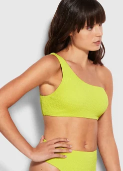 Seafolly Sea Dive One Shoulder Top - | Bandeau|Bandeau