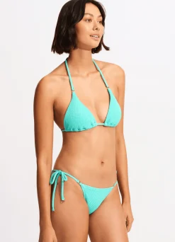 Seafolly Sea Dive Tie Side Rio Pant - | High Cut|High Cut