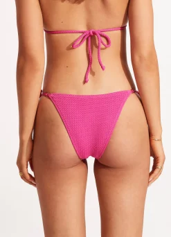Seafolly Sea Dive Tie Side Rio Pant - | High Cut|High Cut