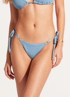 Seafolly Sea Dive Tie Side Rio Pant - | High Cut|High Cut