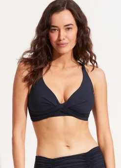 Seafolly Collective DD Double Wrap Front Bra - | Fuller Cup Swim|DD/E Swimwear