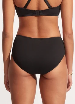 Seafolly Collective Gathered Front Retro Pant - | More Coverage|More Coverage