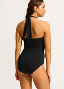 Seafolly Collective Halter Bandeau One Piece - | Bandeau|Bandeau