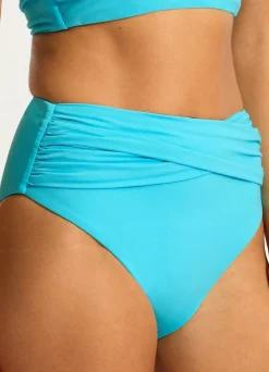 Seafolly Collective High Waist Wrap Front Pant - | High Waisted|High Waisted