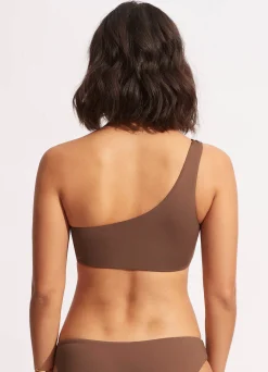 Seafolly Collective One Shoulder Top - | One Shoulder|One Shoulder